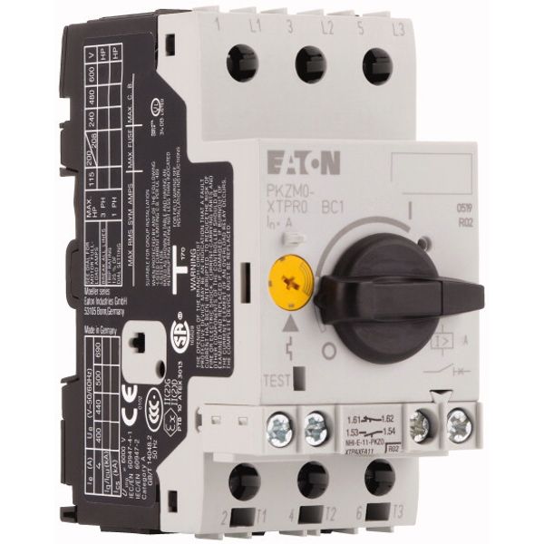 Motor-protective circuit-breaker, 3p+1N/O+1N/C, Ir=20-25A, screw conne image 4