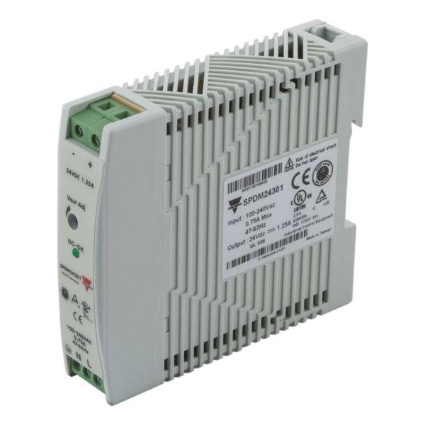 POWER SUPPLY 30W 24VDC DIN RAIL MOUNTING SCREW image 4