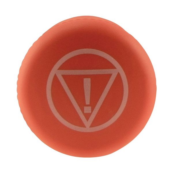 Emergency stop/emergency switching off pushbutton, RMQ-Titan, Mushroom-shaped, 38 mm, Non-illuminated, Pull-to-release function, Red, yellow image 7