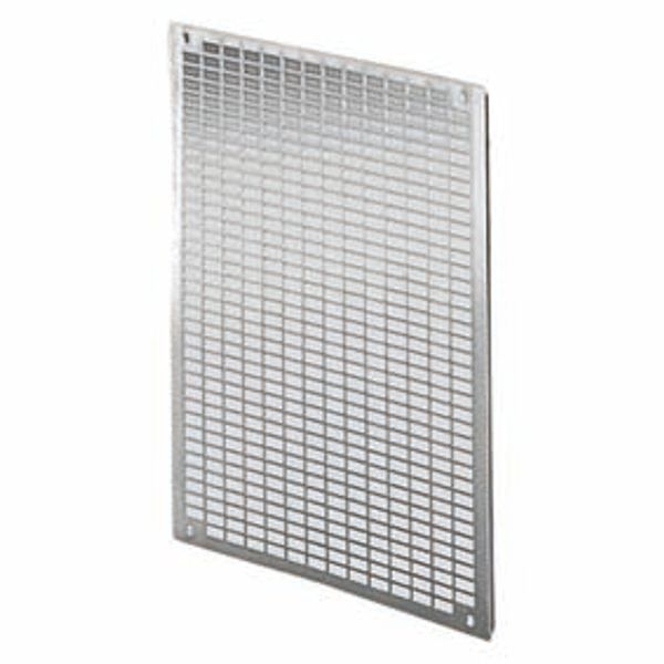 PERFORATED BACK-MOUNTING PLATE - IN GALVANISED STEEL - FOR BOARDS 250X300 image 2