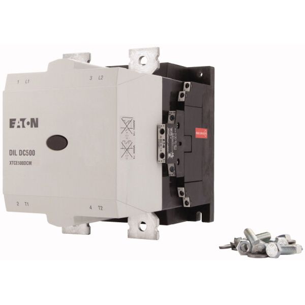 DC contactor, 2 N/O, 2 NC, 1000 V: 500 A, RDS 250: 110 - 250 V 40 - 60 Hz/110 - 350 V DC, AC and DC operation image 3