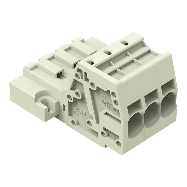 831-3203/109-000 1-conductor male connector; Push-in CAGE CLAMP®; 10 mm² image 1