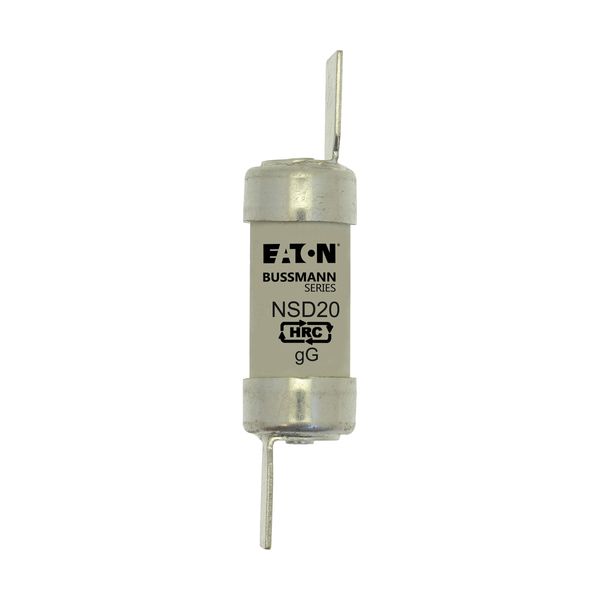 Fuse-link, LV, 20 A, AC 550 V, BS88/F1, 14 x 59 mm, gL/gG, BS image 16