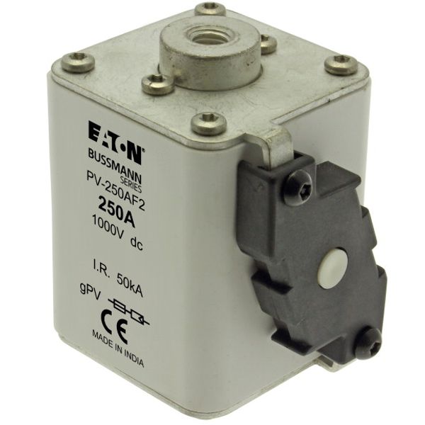 Fuse-link, high speed, 250 A, DC 1000 V, size 2, 61 x 77 x 91 mm, gPV, IEC, UL, single indicator image 5