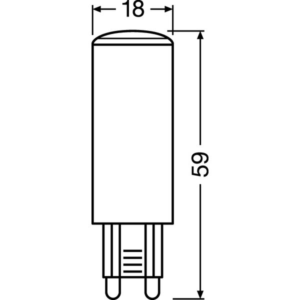 PARATHOM® LED PIN G9 50 4.8 W/4000K G9 image 3