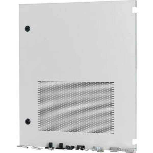 Section wide door, ventilated, right, HxW=700x600mm, IP31, grey image 4