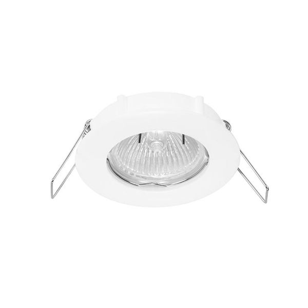 Downlight IP23 Sound Plus Fixed GU10 50W White 525lm image 1