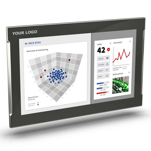 Industrial Monitor, 18.5" display with capacitive touchscreen, Build-i NYM10012E image 2