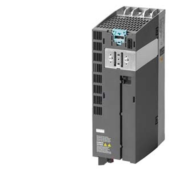 SINAMICS Power Module PM240-2 unfiltered with integrated braking chopper 380-480 V 3 AC +10/-10% 47-63 Hz Power high overload: 5.5kW at 200% 3s, 150% 57s, 100% 240 s; Ambient temperature -10 to +50 °C, power low overload:  6SL3211-1PE21-8UL0 image 1