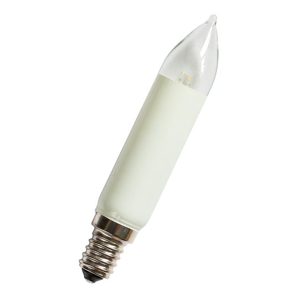 LED Shaft-bulb E14 8-34V 0.6W WW CL blister 2pcs image 1
