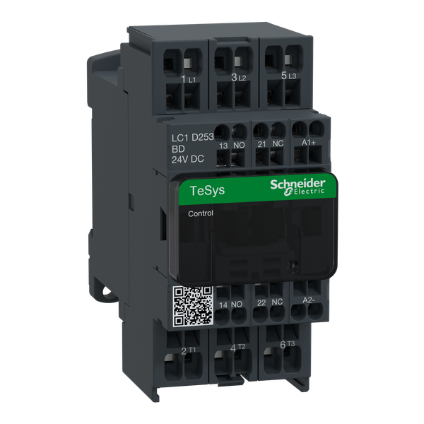 TeSys Deca contactor - 3P(3 NO) - AC-3/AC-3e - = 440 V 25 A - 24 V DC coil image 6