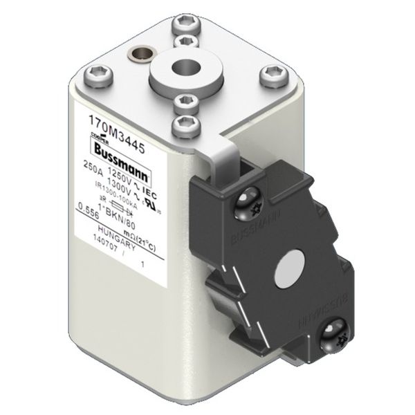 Fuse-link, high speed, 400 A, AC 1250 V, compact size 1, 45 x 59 x 81 mm, aR, IEC, UL, single indicator image 3