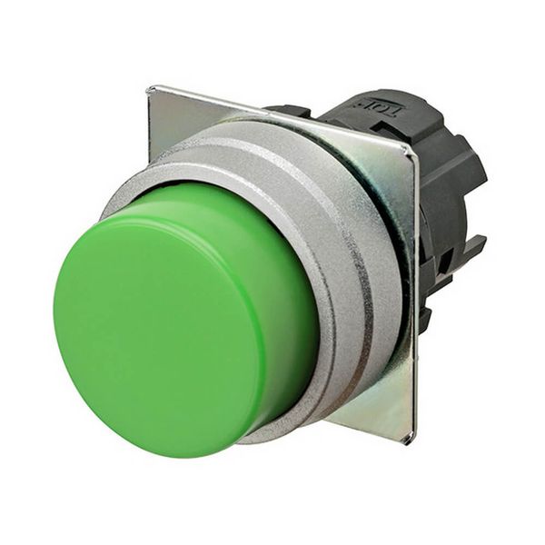 Pushbutton A22NZ Ã˜22, bezel brushed metal, PROJECTED, Alternate, CAP C A2270290A image 3