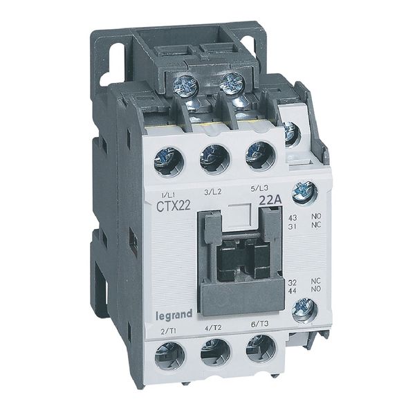 CTX CONTACTOR 3P 22A 1NO1NC 48V AC SCREW SZ2 image 1