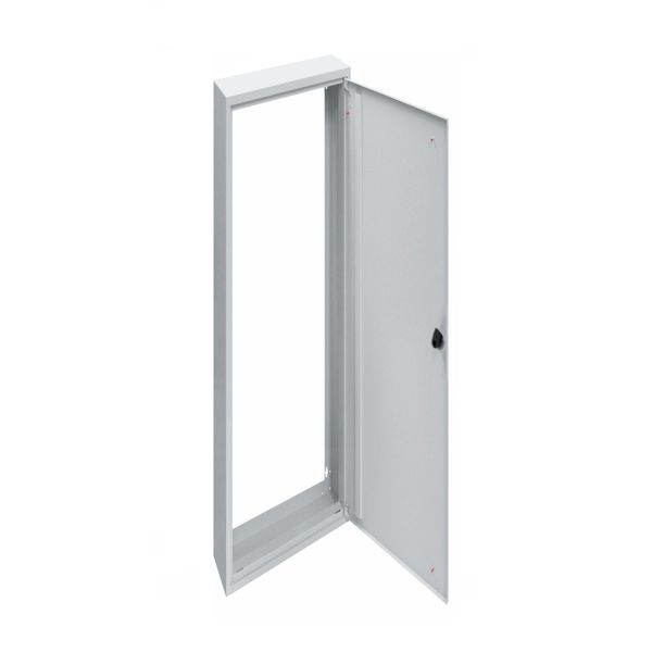 Wall-mounted frame 1A-24 with door, H=1195 W=380 D=250 mm image 1
