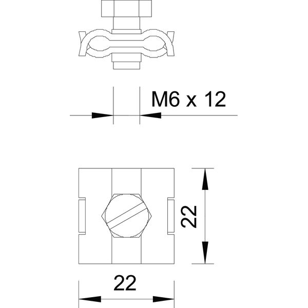 261 3-6 G Wire cable clamp  3-6mm image 2