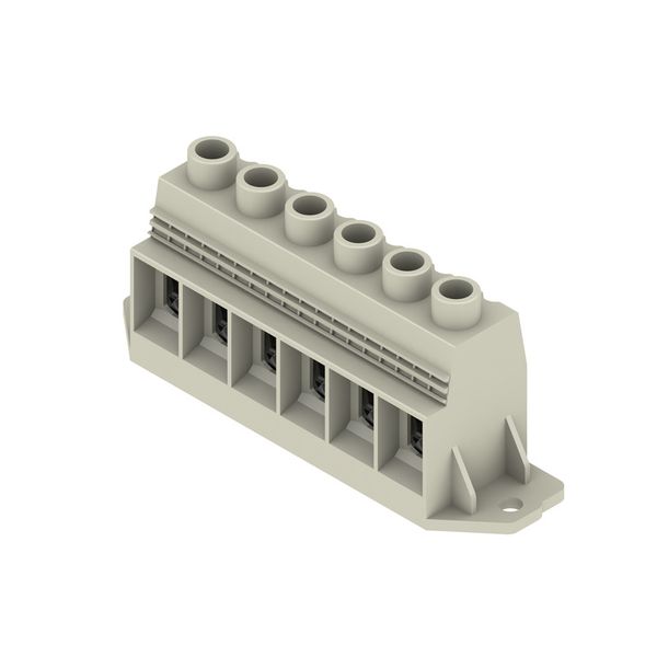 PCB terminal, 15.00 mm, Number of poles: 6, Conductor outlet direction image 3