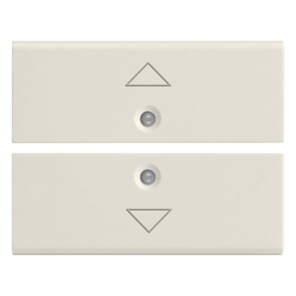 Two half-buttons 2M arrow symbol white image 1