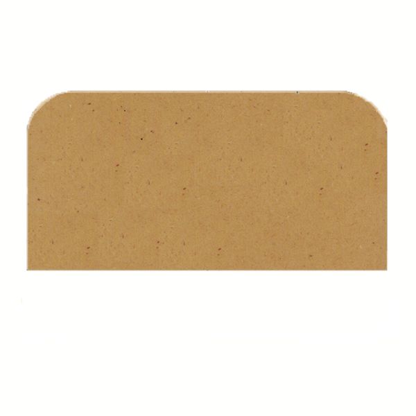 Partition plate (terminal), Intermediate plate, 75 mm x 42.5 mm, beige image 1