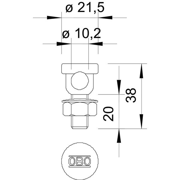 5000 Connection terminal for round conductors 8-10mm image 2