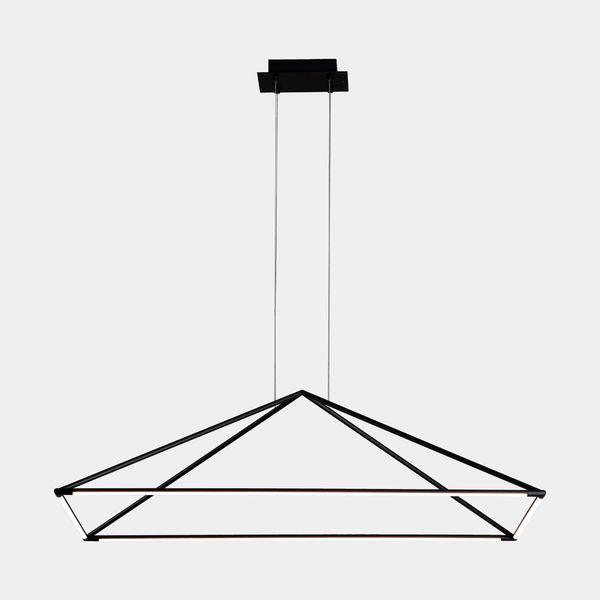 Pendant Tubs 1200mm LED 48W 2196lm 3000K Black image 1