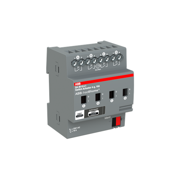 SA-M-0.4.1 Switch Actuator I/O, 4-fold, 16 A, MDRC image 5