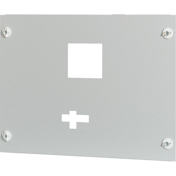 Front plate NZM2 + XFI symmetrical,vertical HxW=400x600mm image 3