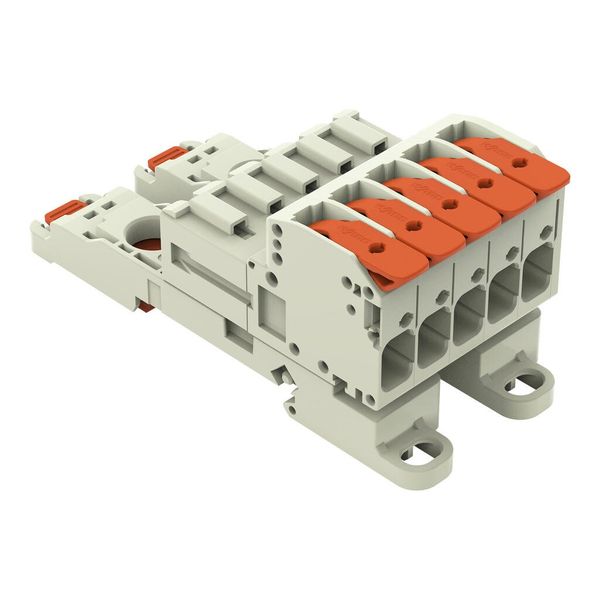 831-1205/306-000 1-conductor male connector; lever; Push-in CAGE CLAMP® image 1