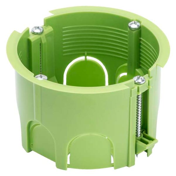 GREEN WALL - ROUND FLUSH-MOUNTING BOXES - FOR PLASTEBOARD AND MOBILE WALLS - Ï 65x45 image 2