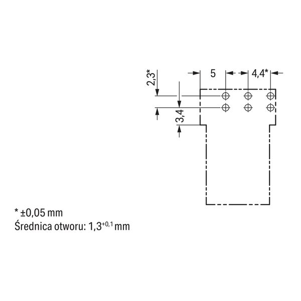 Plug for PCBs angled 3-pole light green image 7