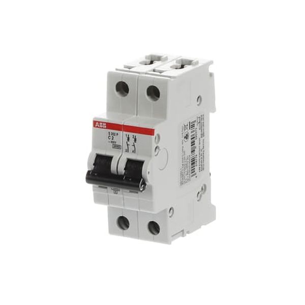 S202P-C2 Miniature Circuit Breaker - 2P - C - 2 A image 3