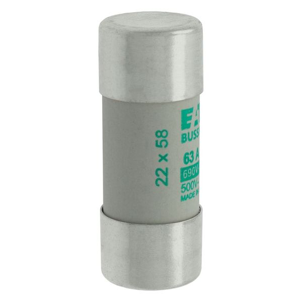 Fuse-link, LV, 63 A, AC 690 V, 22 x 58 mm, aM, IEC image 10