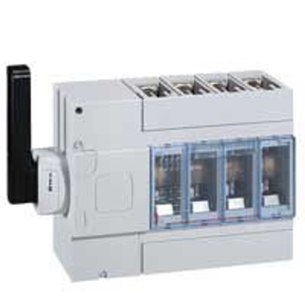 Isolating switch - DPX-IS 630 w/o release - 4P - 630 A - left-hand side handle image 1