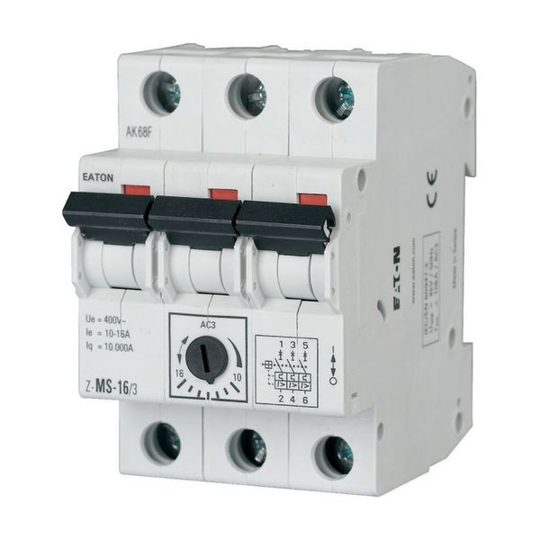 Motor-Protective Circuit-Breakers, 6,3-10A, 3p image 3