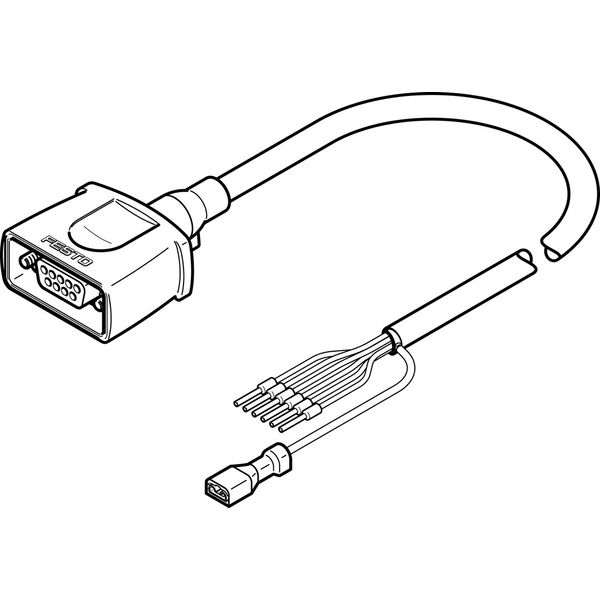 NEBM-S1G9-E-25-Q5-LE6 Motor cable image 1