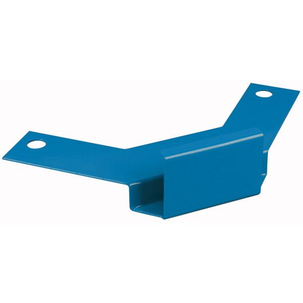 Branding strip, corner piece, blue image 1