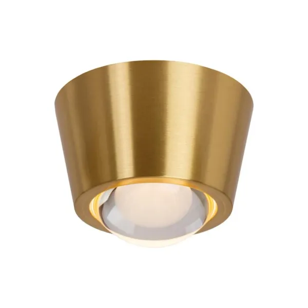 Lucide RIGON - Ceiling light - Ø 9 cm - LED - 1x6W 3000K - Mat Goud / Messing image 1