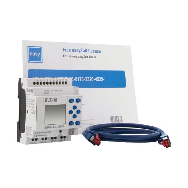 Starter package consisting of EASY-E4-AC-12RC1, patch cable and software license for easySoft image 10