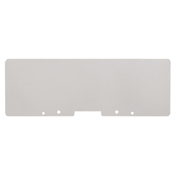 Partition plate (terminal), End and intermediate plate, 230 mm x 80 mm image 1