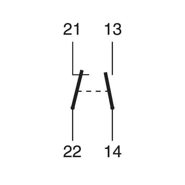 Auxiliary Contact, 1NO+1NC, Screw on Type, for RCDs image 3