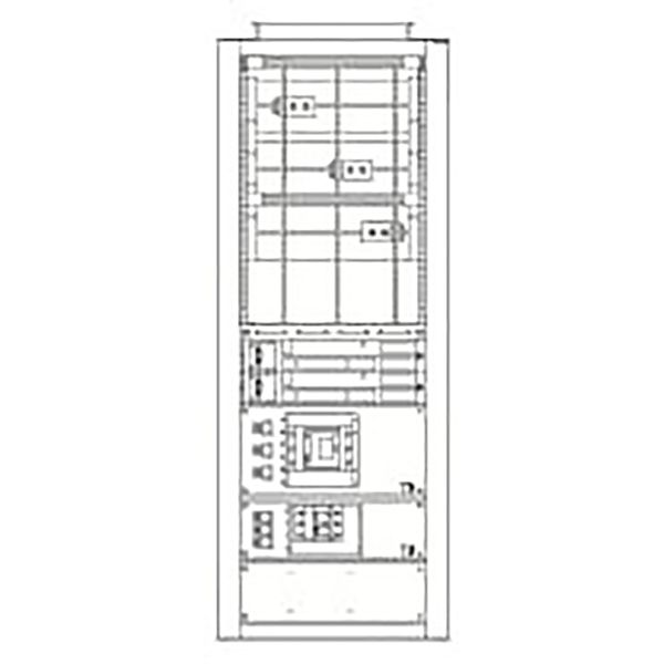 Segment door B3/H600 Emax E3 middle image 1