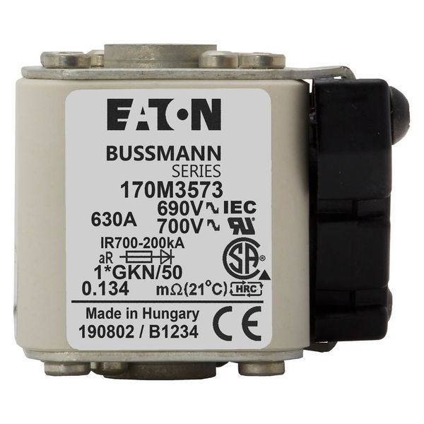 FUSE 630A HS 690V 1*GKN/50 AR UC image 5