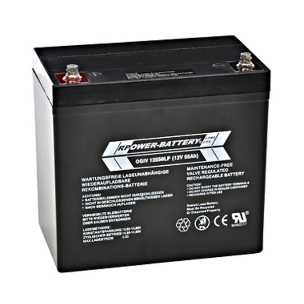 Battery set 216V 18 pcs. longlife OGIV 12V/61Ah (C20) image 1