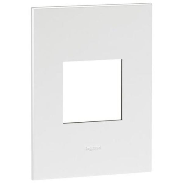 Arteor™ - Plate - American standard - square - 2 modules - 2'' x 4'' - White image 1