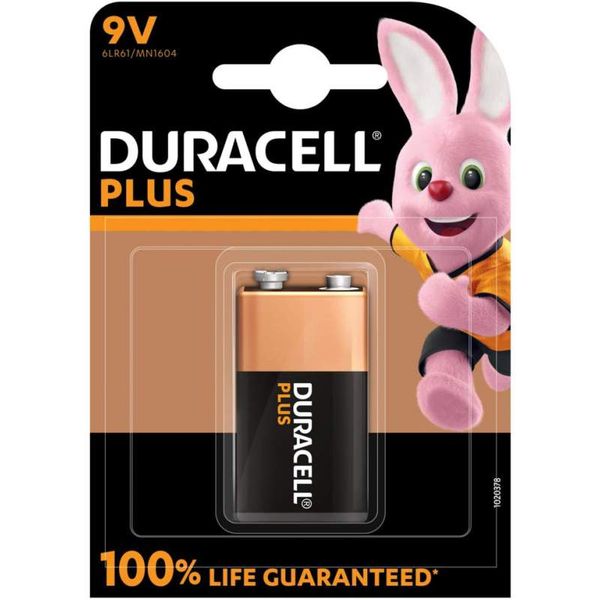 DURACELL Plus MN1604 9V BL1 image 1