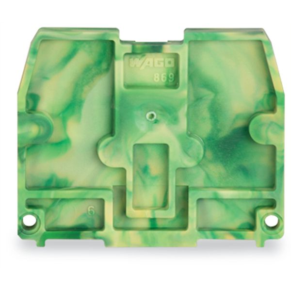 End plate for terminal blocks with snap-in mounting foot 2.5 mm thick image 4