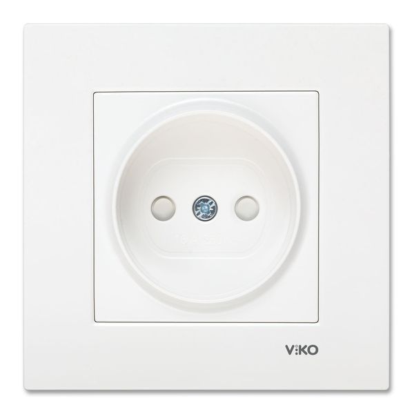 Karre White (Quick Connection) Child Protected Socket image 1