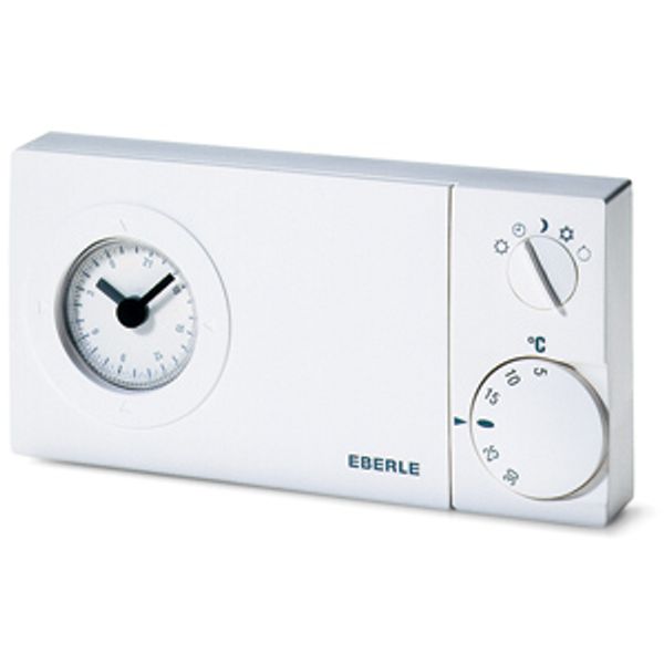 Clock thermostat, daily program, 5-30C, battery operated, 1 changer, potential free, 10 A image 2