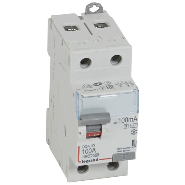 RCD DX³-ID - 2P - 230 V~ - 100 A - 100 mA selective - AC type image 1