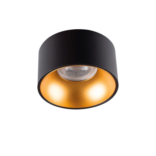 MINI RITI GU10 B/G Ceiling-mounted spotlight fitting image 1